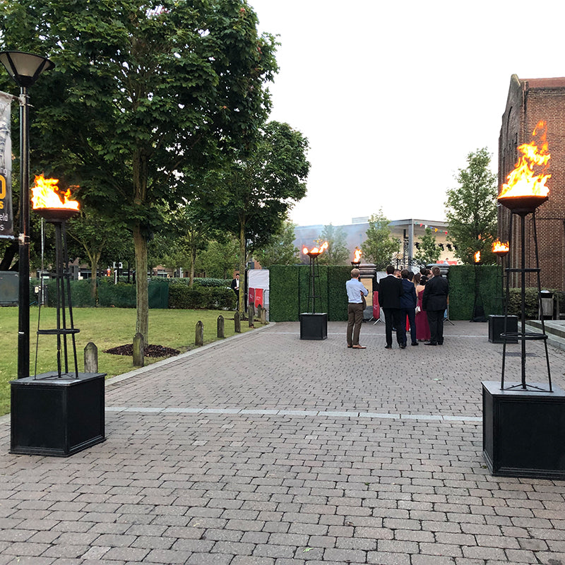 Outdoor Flame Flambeaux Hire