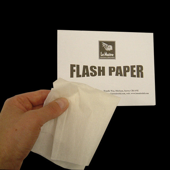 Flash Flammable Paper Le Maitre Pyroflash Pyrotechnics – SFX Supplies