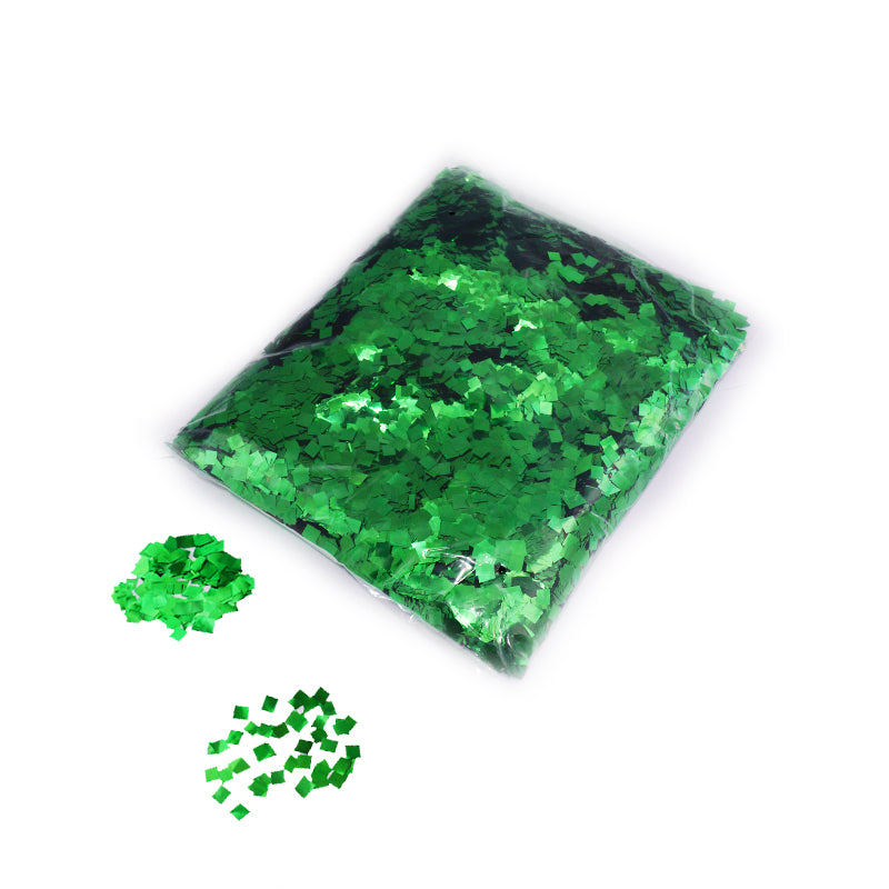 Green Square Confetti 6x6mm