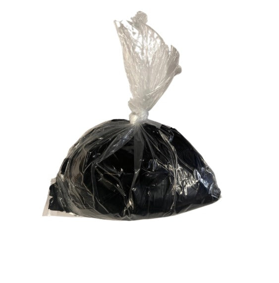 Rebagged Black Metallic Confetti 17x55 1kg bags