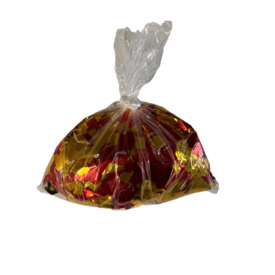 Rebagged Red & Gold Metallic Confetti 17x55 1kg bags