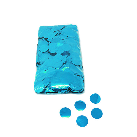 Light Blue Metallic Confetti