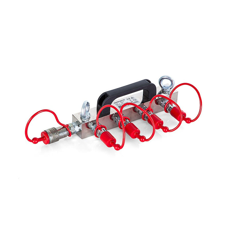 MagicFX CO2 High Pressure Distribution Block (4X 3/8 Hose IN, 1X 3/4 Out)