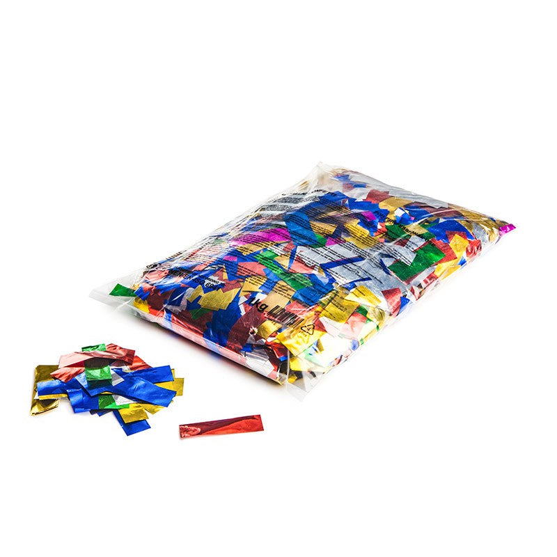 Rebagged Multi Metallic Confetti 17x55 1kg bags