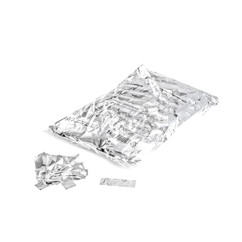 White Metallic Confetti