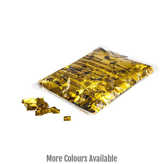 Metallic Squares Gold 17x17mm