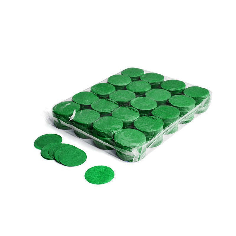 Paper Confetti Circles - Dark Green