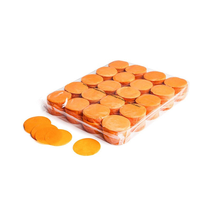 Paper Confetti Circles - Orange