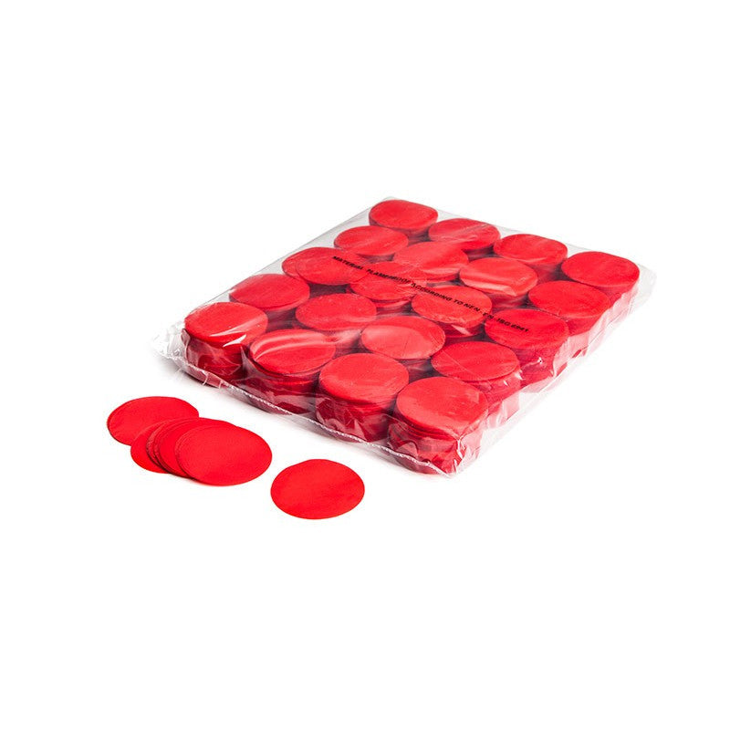 Paper Confetti Circles - Red