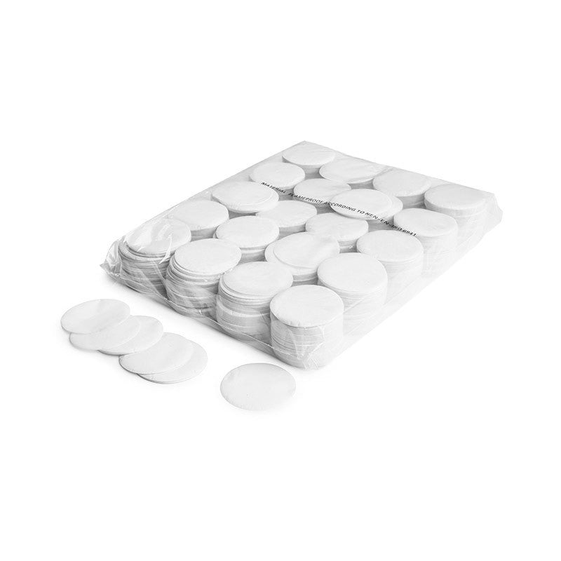 Paper Confetti Circles - White