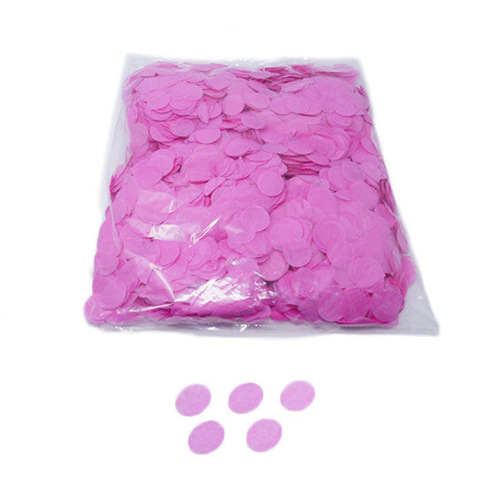 Pink 30mm Round Paper Confetti