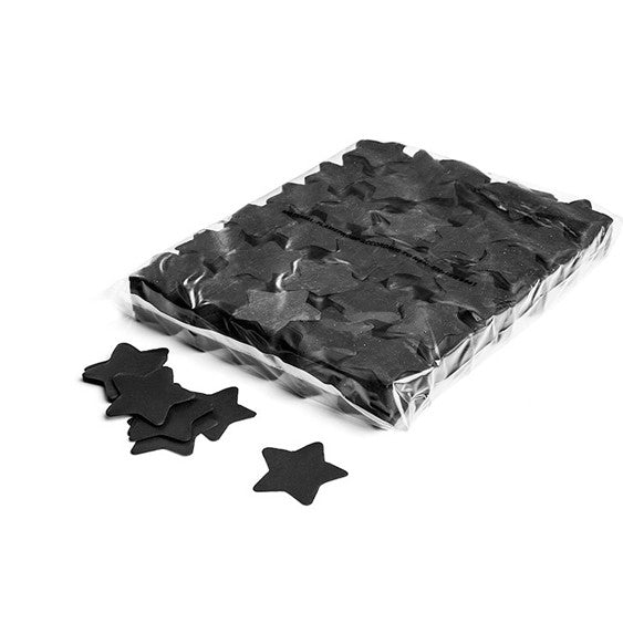 Black Paper Confetti Stars