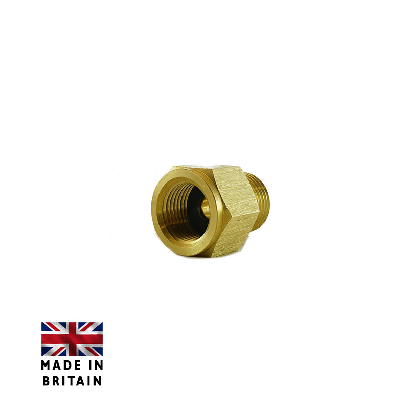 CO2 Hose M-M Straight Coupler 3/8 BSP