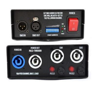 ForceFX EC2-DMX 2 Channel DMX Switch Pack Hire